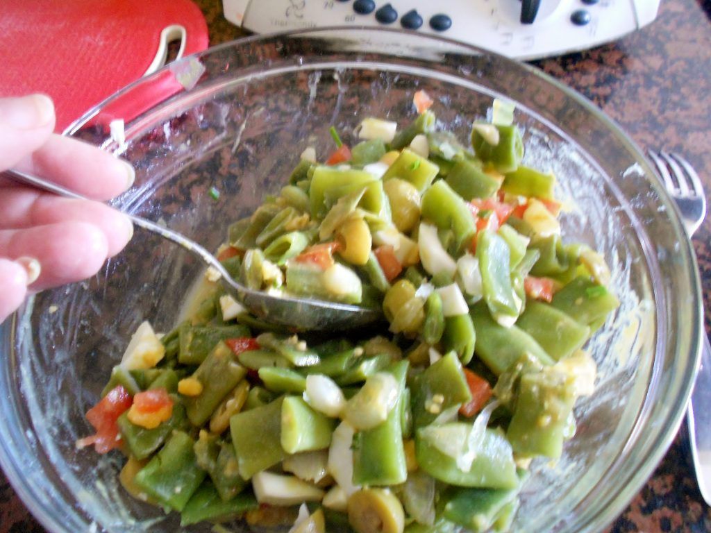 ensalada de judía tierna