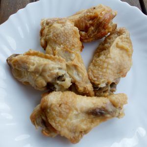 alitas de pollo en vinagre